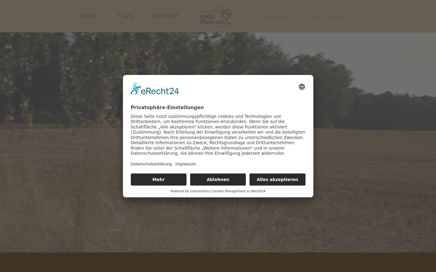 Screenshot tal-banner tal-kunsens muri qabel kwalunkwe interazzjoni