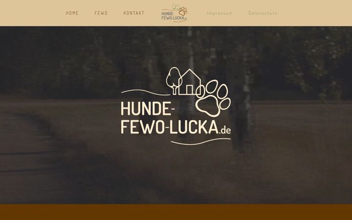 Capture d'écran de hunde-fewo-lucka.de