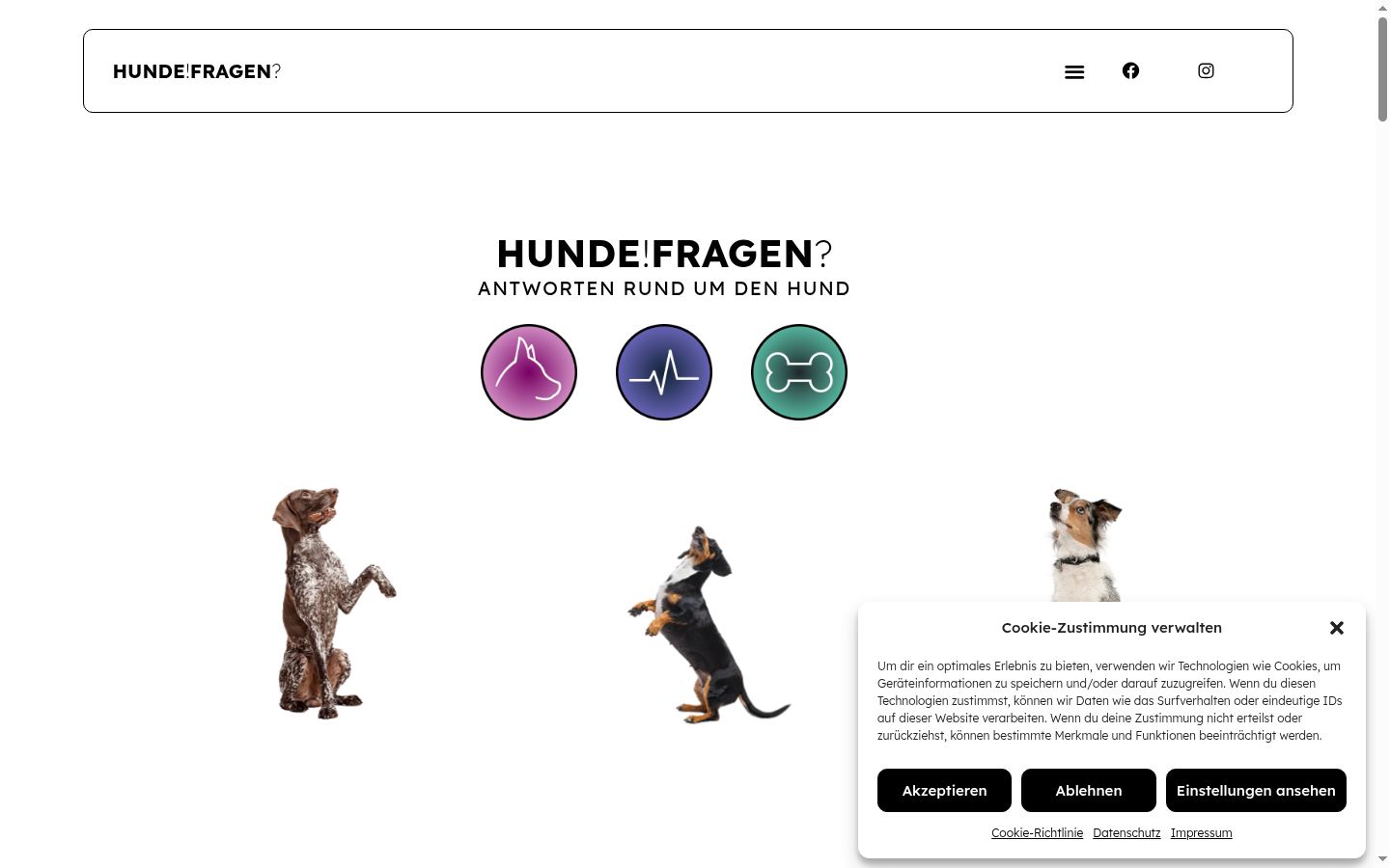 Screenshot tal-banner tal-kunsens muri qabel kwalunkwe interazzjoni