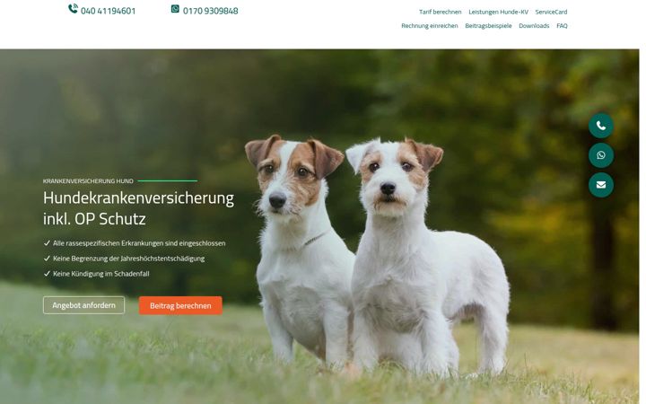 Screenshot van hunde-krankenversicherung-kosten.de