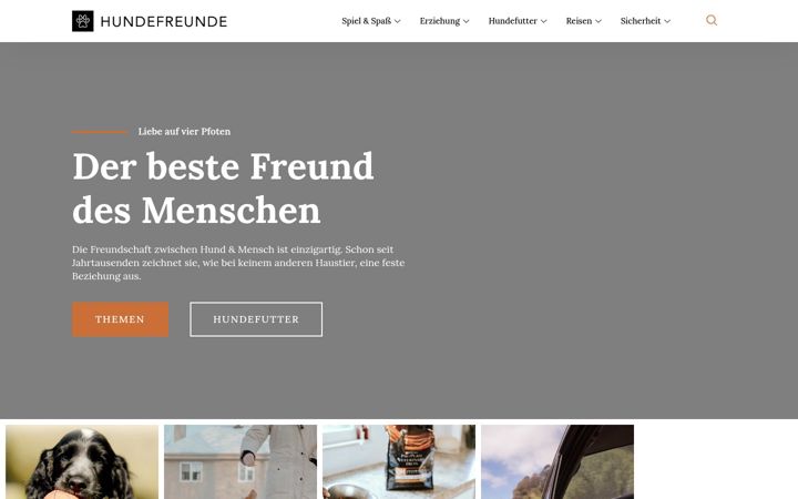 Screenshot van hunde-love.de