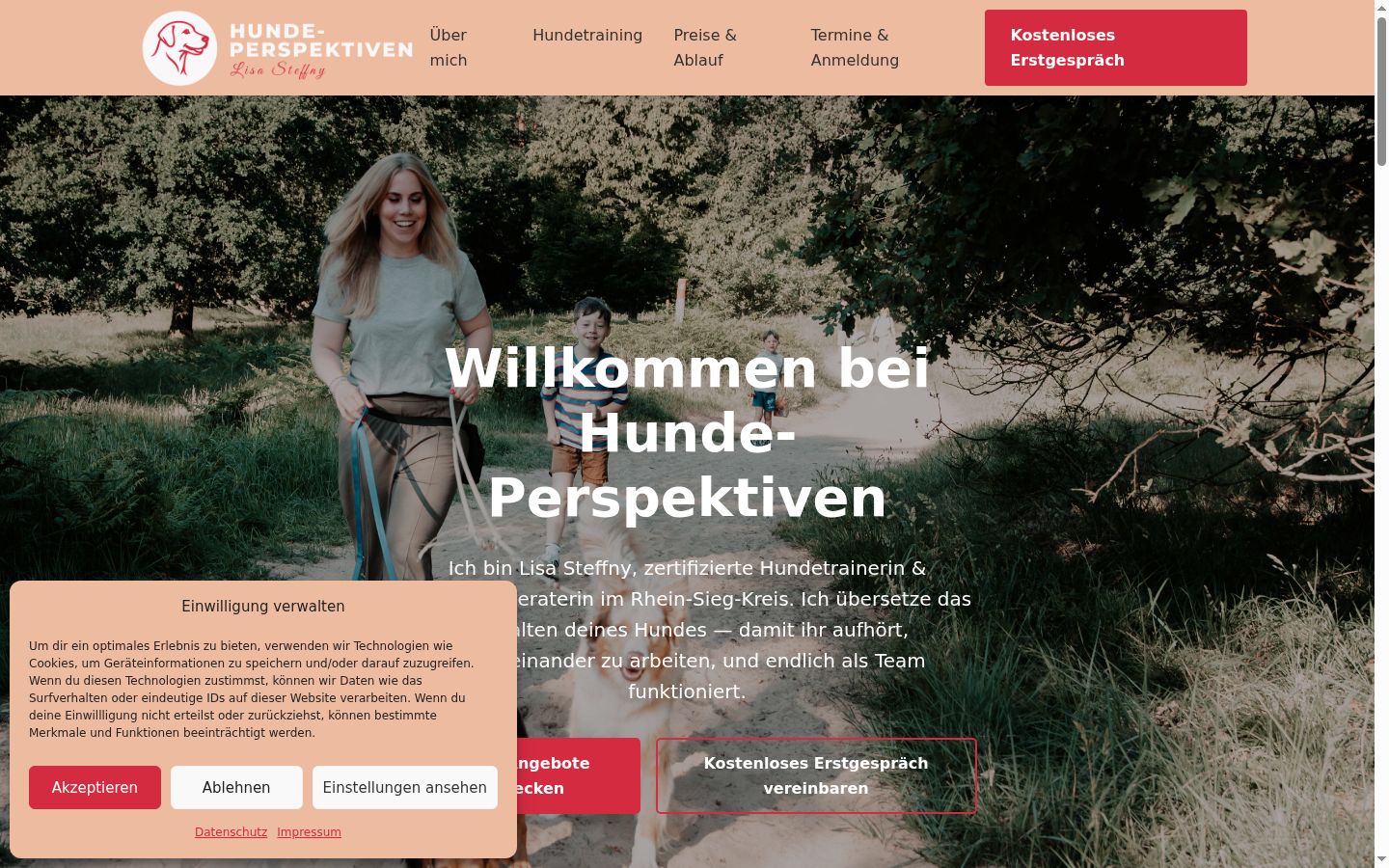 Screenshot van de toestemmingsbanner zoals getoond vóór enige interactie