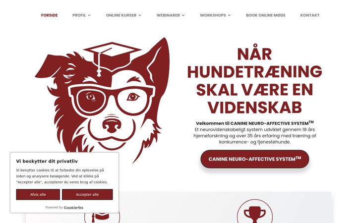 Screenshot of hunde-viden.dk