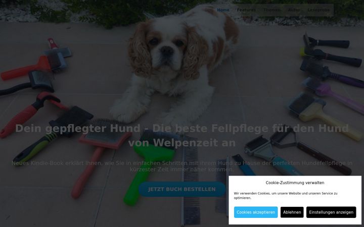 Screenshot of hundefellpflege.com
