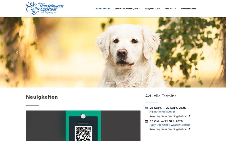 Screenshot of hundefreunde-lippstadt.de