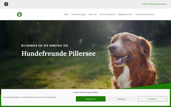 Screenshot of hundefreunde-pillersee.at