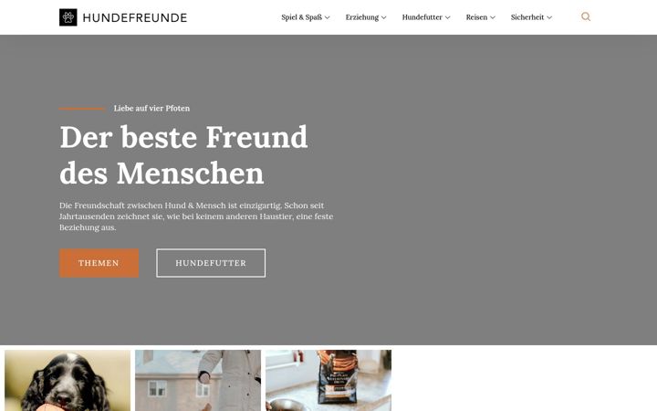 Screenshot of hundefreunde365.de