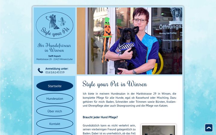 Screenshot of hundefriseur-winsen.de