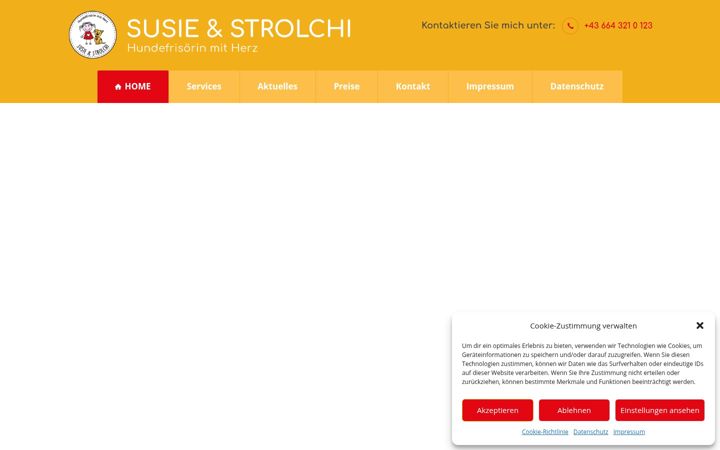 Screenshot of hundefriseurin-wien.at