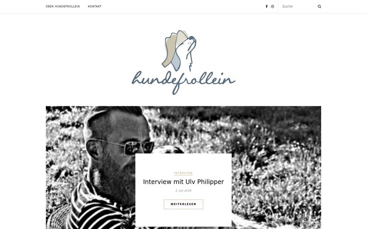 Screenshot of hundefrollein.de