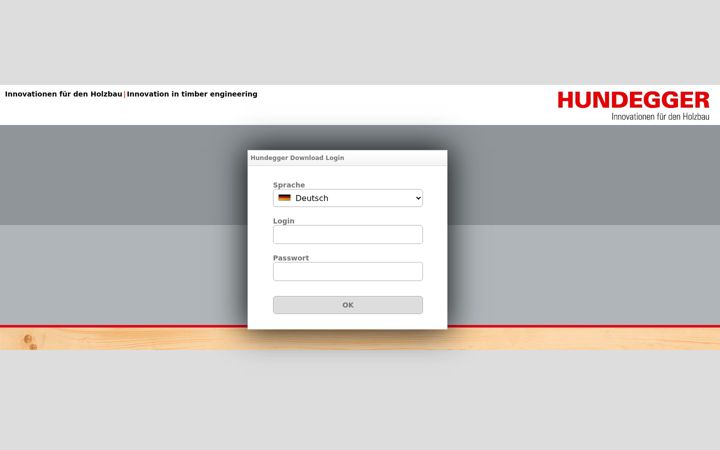 Screenshot of hundegger-cambium.de