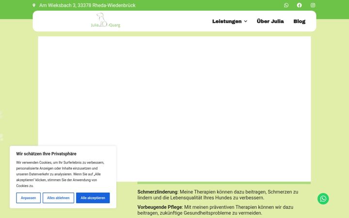 Screenshot of hundephysio-quarg.de