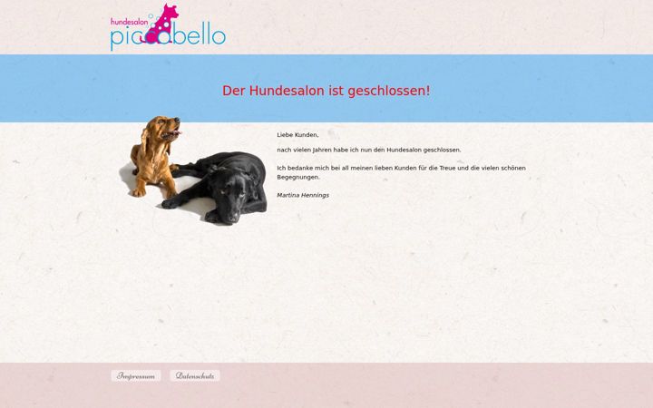 Screenshot of hundesalon-eschborn.de