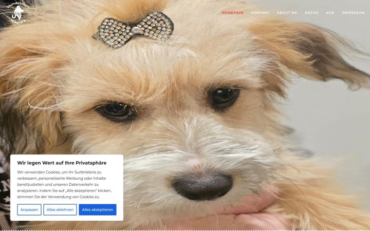 Screenshot van hundesalon-happy.de