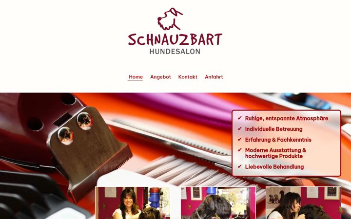 Screenshot of hundesalon-schnauzbart.de