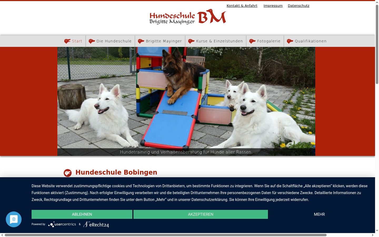 Screenshot tal-banner tal-kunsens muri qabel kwalunkwe interazzjoni