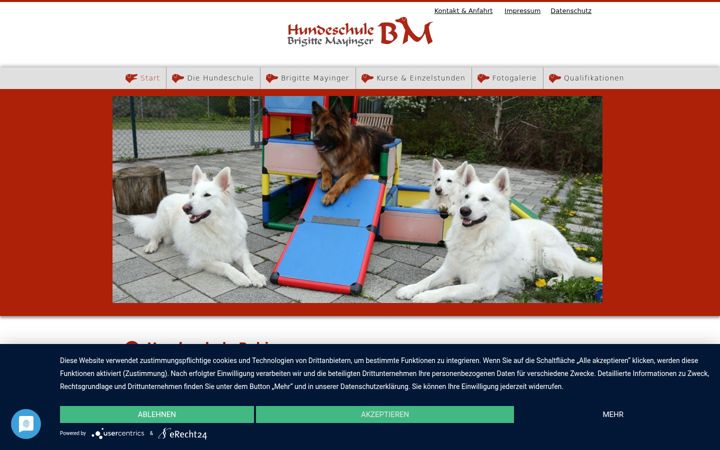 Screenshot of hundeschule-bobingen.de