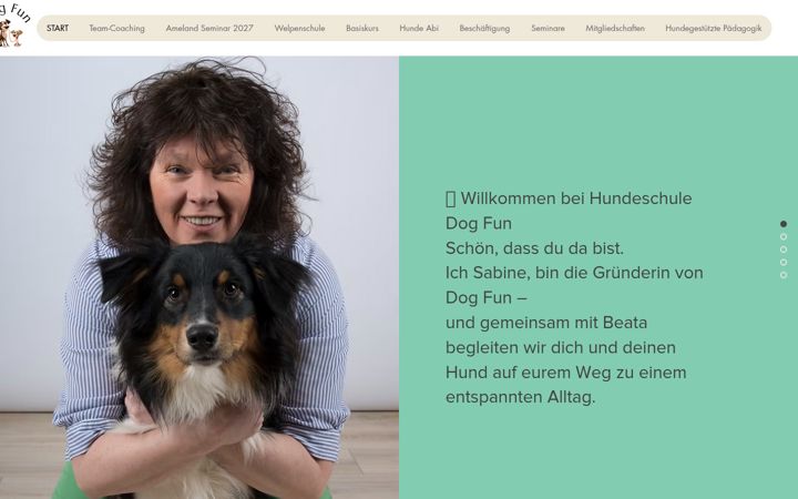 Screenshot of hundeschule-dog-fun.de