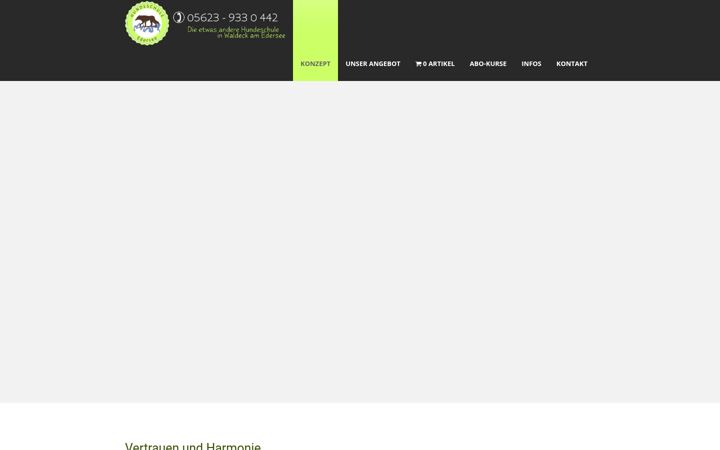 Captura de pantalla de hundeschule-edersee.de