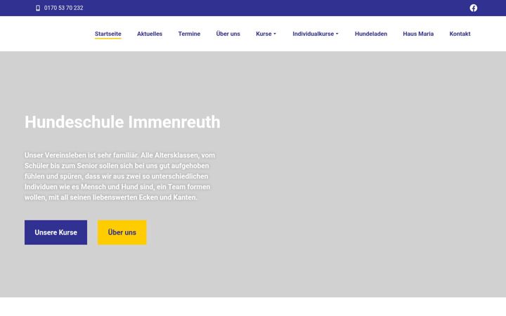 Captura de pantalla de hundeschule-immenreuth.de