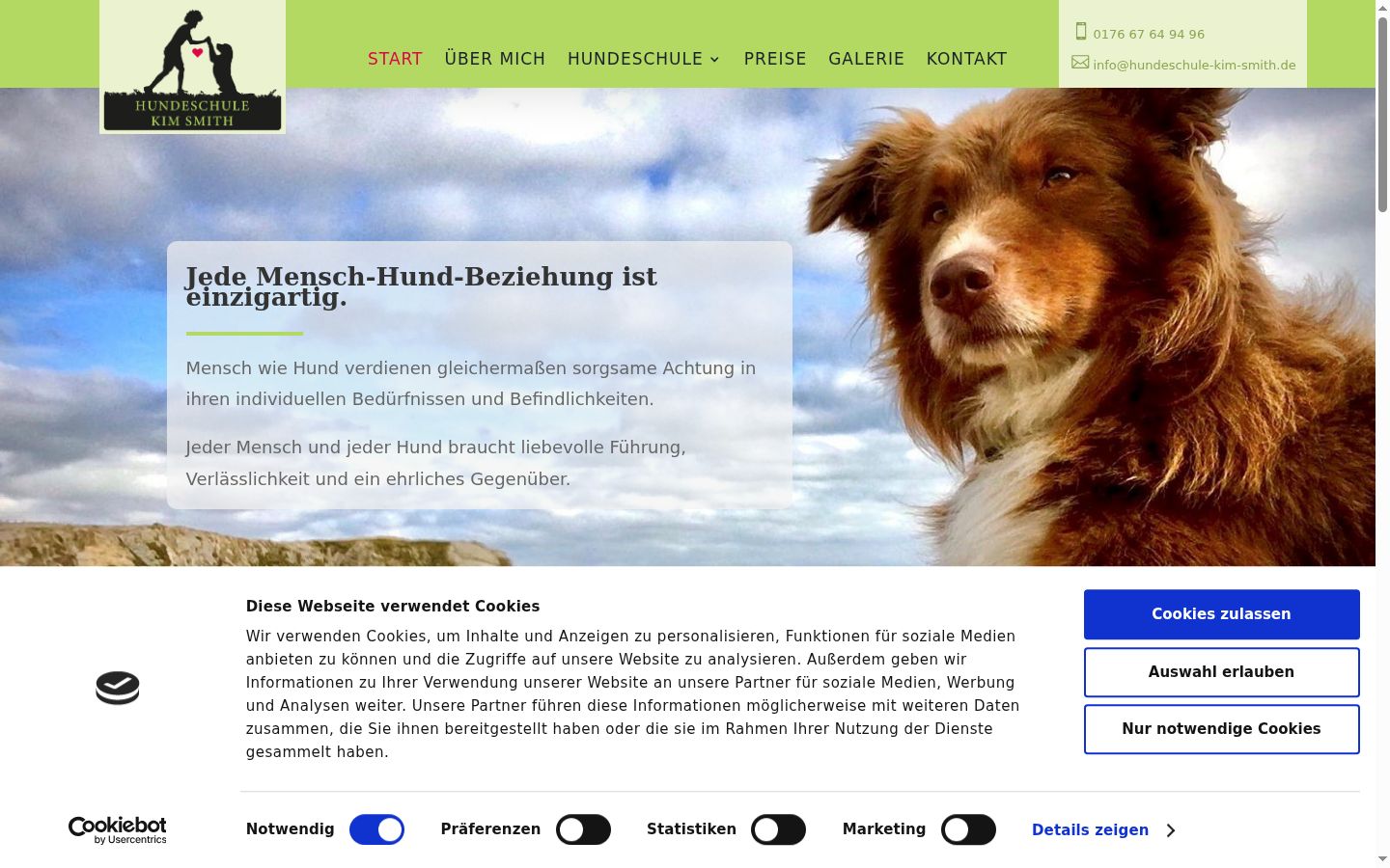 Screenshot van de toestemmingsbanner zoals getoond vóór enige interactie