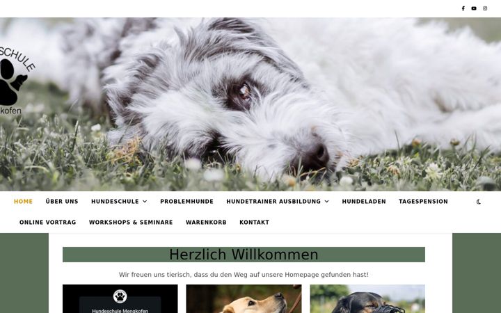 Captura de pantalla de hundeschule-mengkofen.de