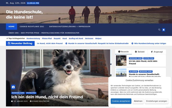 Screenshot of hundeschule-ohne-leckerlie.de