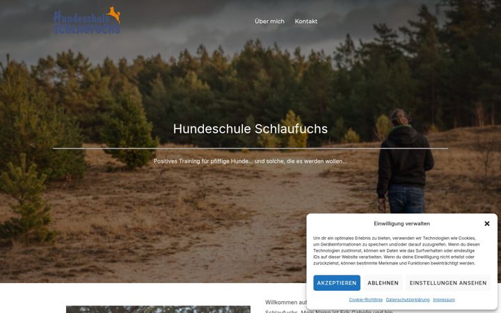 Skjámynd af hundeschule-schlaufuchs.de