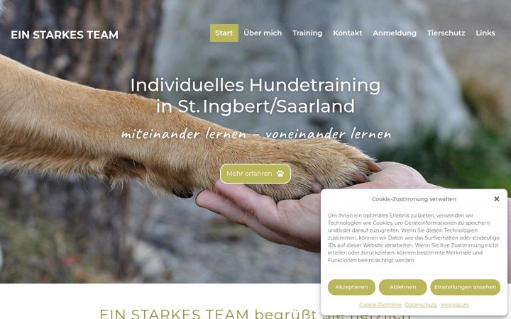 Skjámynd af hundeschule-st-ingbert.de