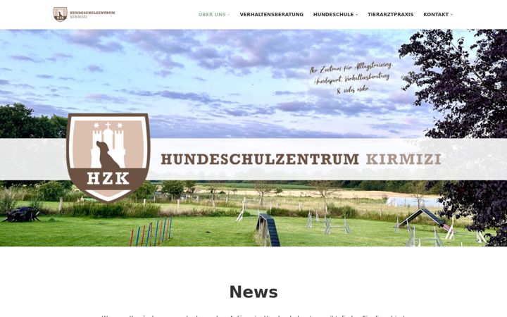 Screenshot of hundeschulzentrum.de