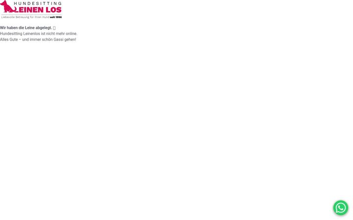 Screenshot van hundesitting-leinenlos.de