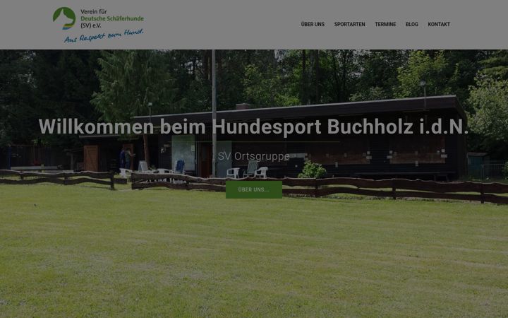 Snímek obrazovky hundesport-buchholz.de