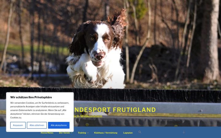 Screenshot of hundesport-frutigland.ch