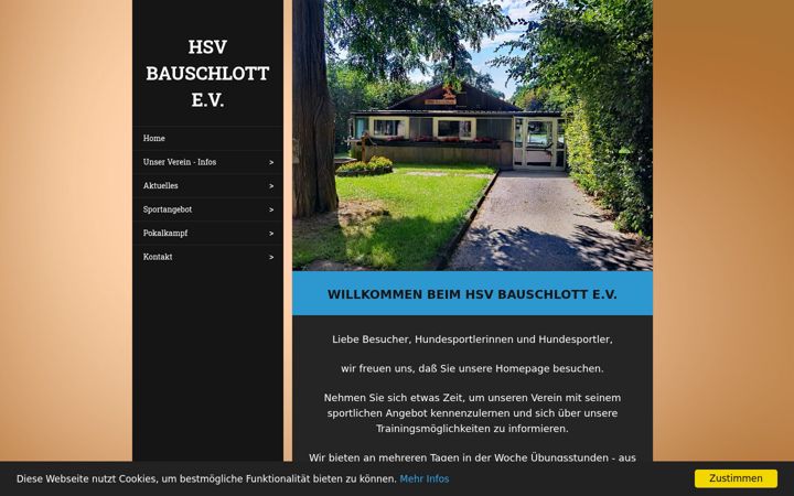 Screenshot of hundesportverein-bauschlott.com