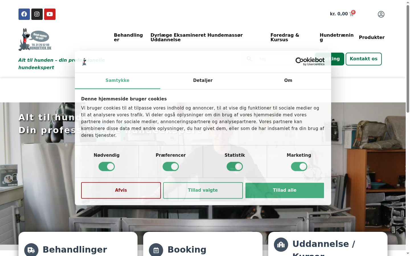 Ekraanipilt nõusolekubännerist, mida näidati enne mis tahes suhtlust