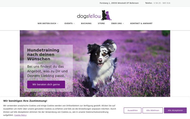 Screenshot of hundetrainer-uelzen.de