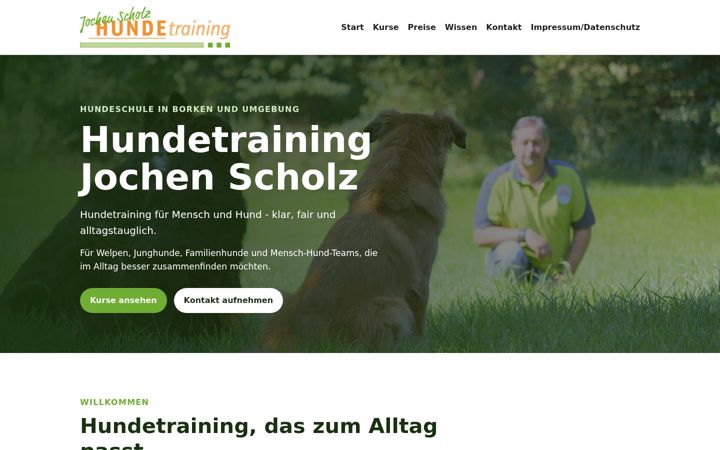 Screenshot of hundetraining-jochen-scholz.de