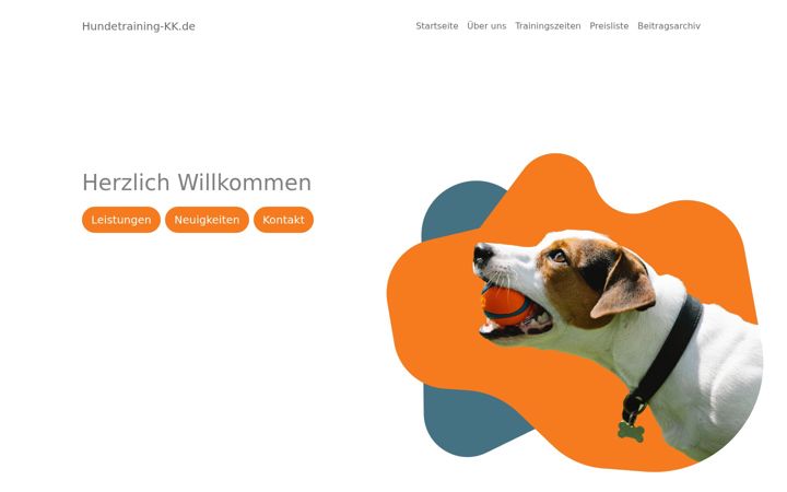 Screenshot of hundetraining-kk.de