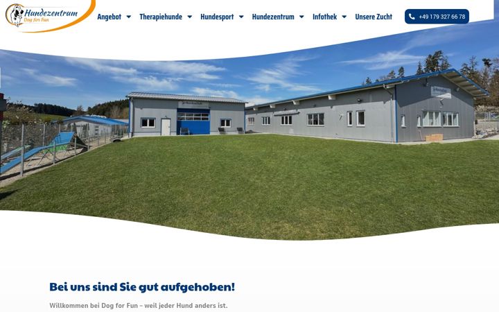 Ekrano kopija hundezentrum-dog-for-fun.de