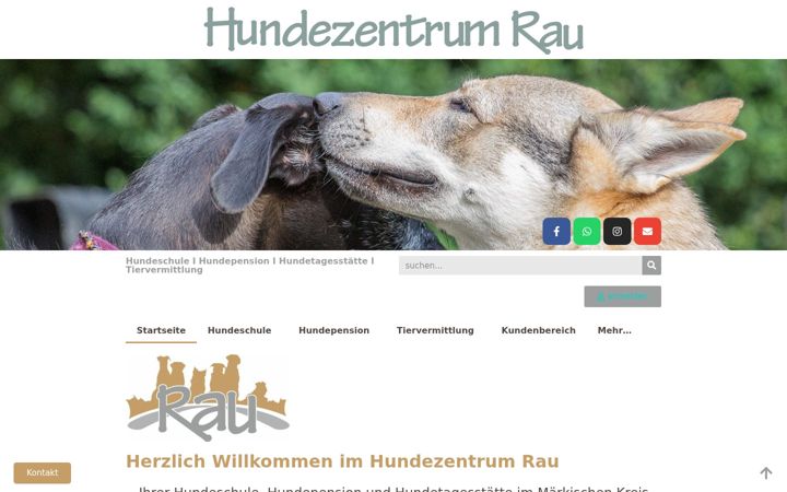 Ekrano kopija hundezentrum-rau.de
