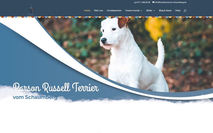Screenshot of hundezentrum-schaumberg.de