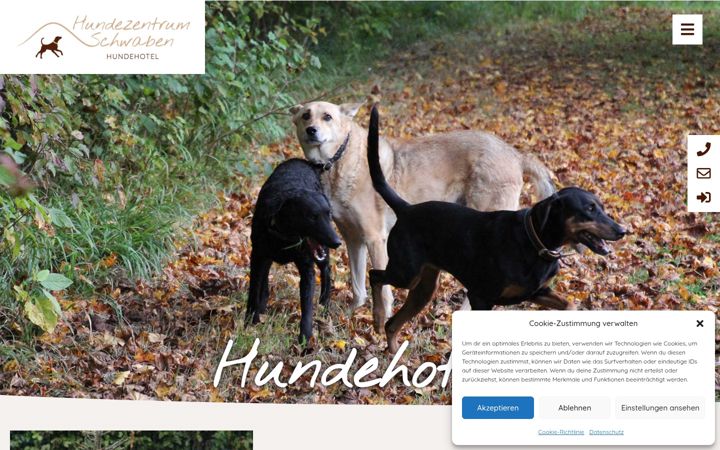 Screenshot of hundezentrum-schwaben.de
