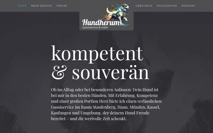 Ekrano kopija hundherum-service.de