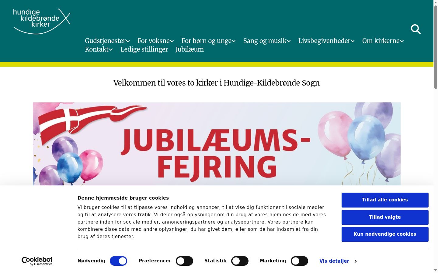 Captura de ecrã do banner de consentimento apresentado antes de qualquer interação