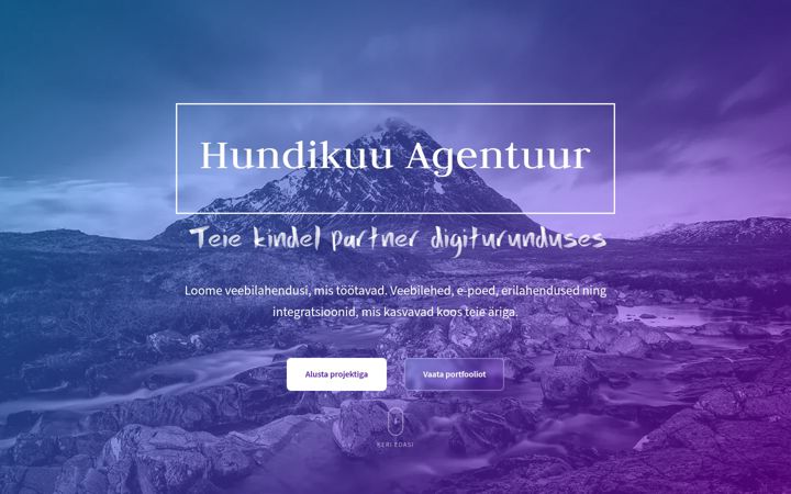 Screenshot of hundikuu.ee