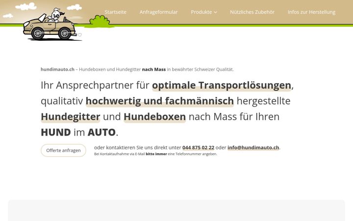 Screenshot of hundimauto.ch