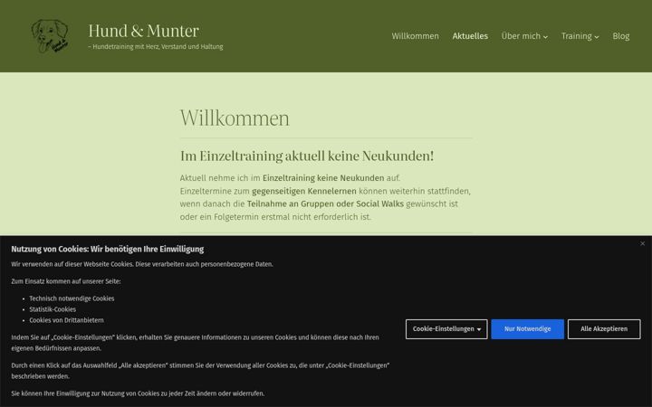 Ekrano kopija hundmunter-wendland.de