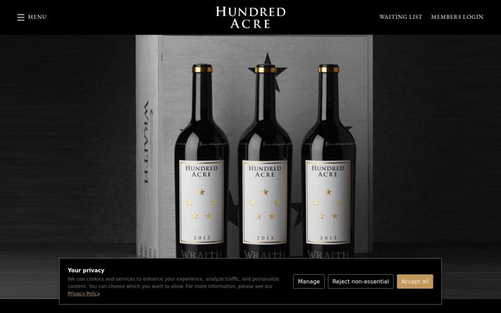 Screenshot of hundredacre.com