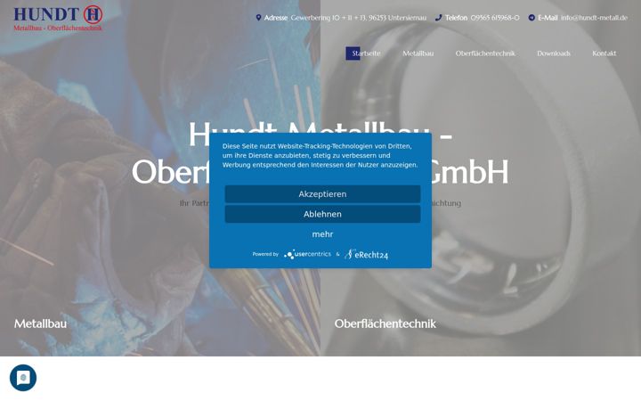 Ekrano kopija hundt-metall.de