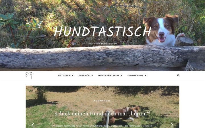 Ekrano kopija hundtastisch.de
